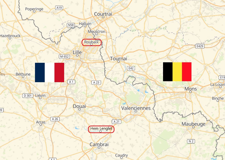 carte hauts de france